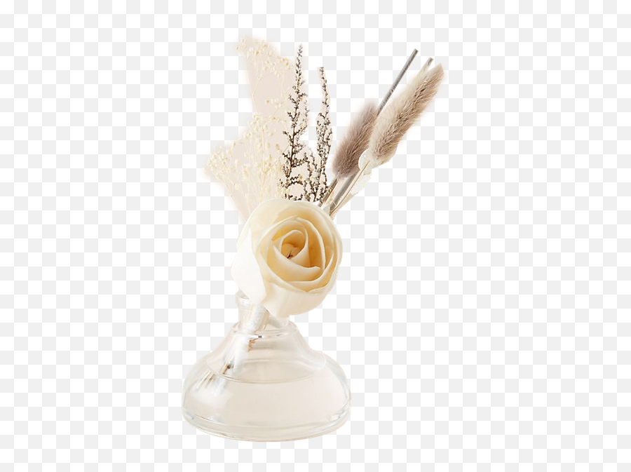 Winter Floral Bouquet Diffuser Winter White Emoji,White Flowers Transparent