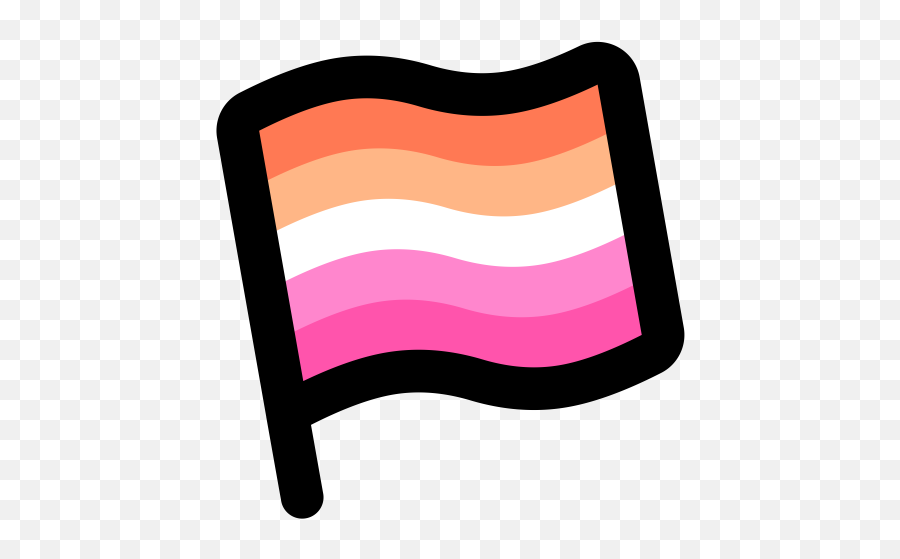 Flag Gay Homoromantic Homosexual - Lesbian Pride Flag Png Emoji,Lesbian Clipart