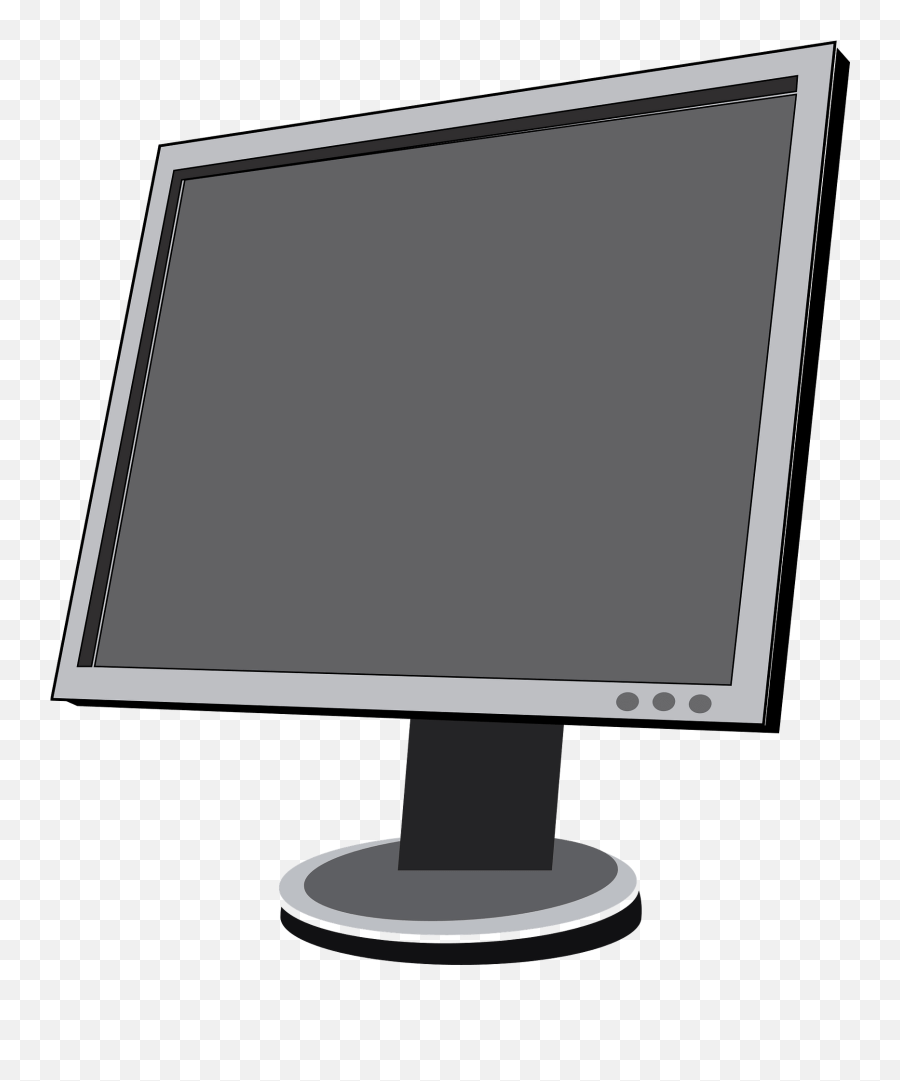 Computer Monitor Clipart Free Download Transparent Png - Clipart Screen Emoji,Transparent Screen