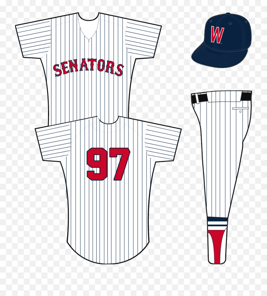 Washington Senators Home Uniform - Cleveland Indians Uniform 1961 Emoji,Washington Senators Logo
