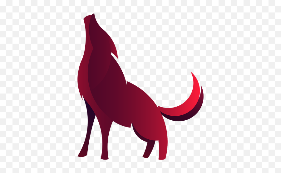 Wolf Howling Logo - Transparent Png U0026 Svg Vector File Language Emoji,Wolf Logos