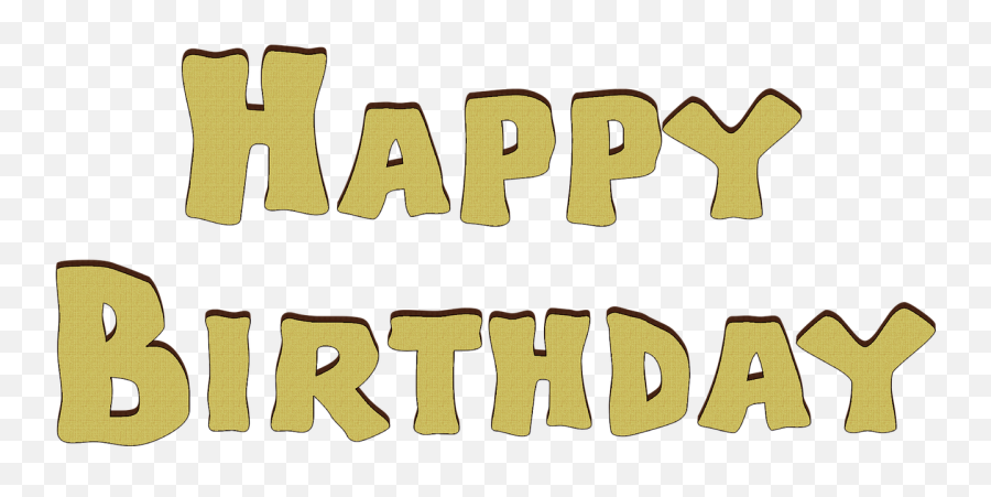 Birthday Font Happy Birthday Png Png - Horizontal Emoji,Happy Birthday Png