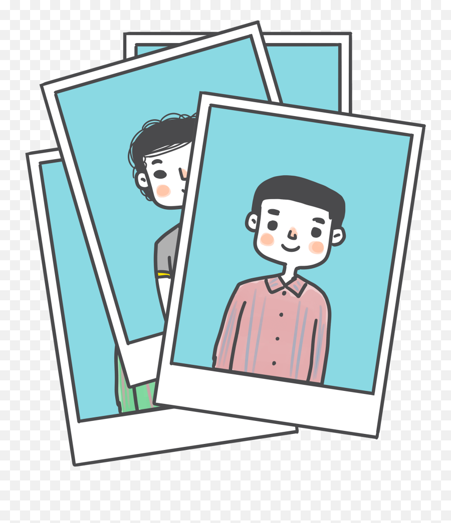 Polaroid Shots Clipart - Cartoon Image Of Photograph Emoji,Polaroid Clipart