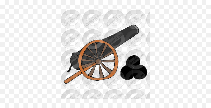 Cannon Picture For Classroom Therapy Use - Antique Emoji,Cannon Clipart