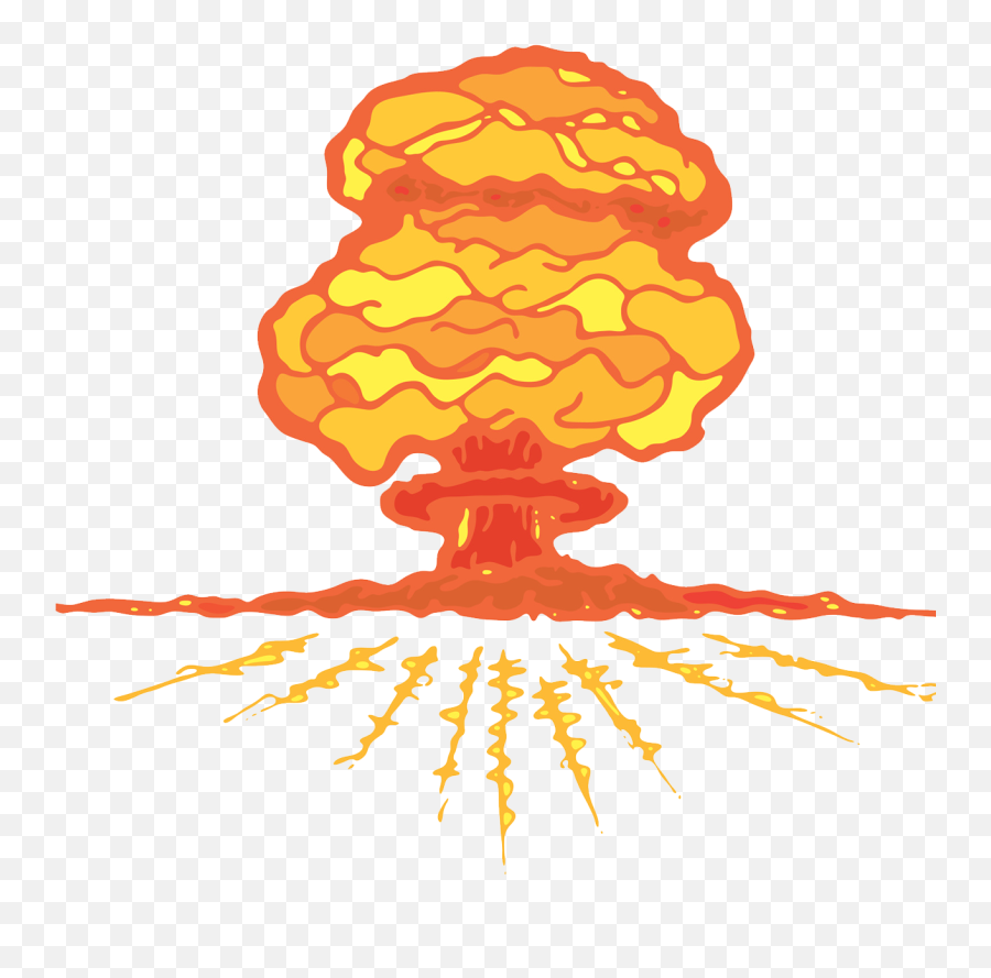 Graphic Free Library Mushroom Cloud - Atomic Explosion Gif Transparent Emoji,Mushroom Cloud Png