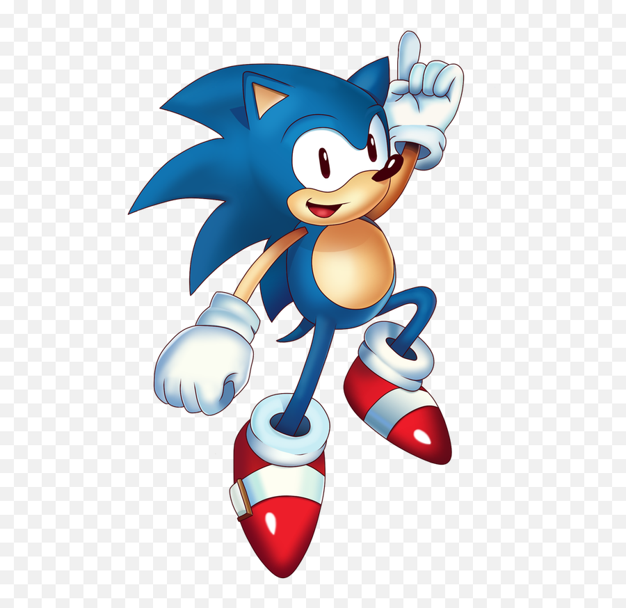 Are Classic Sonic And Modern Sonic Two - Sonic The Hedgehog Emoji,Sanic Transparent