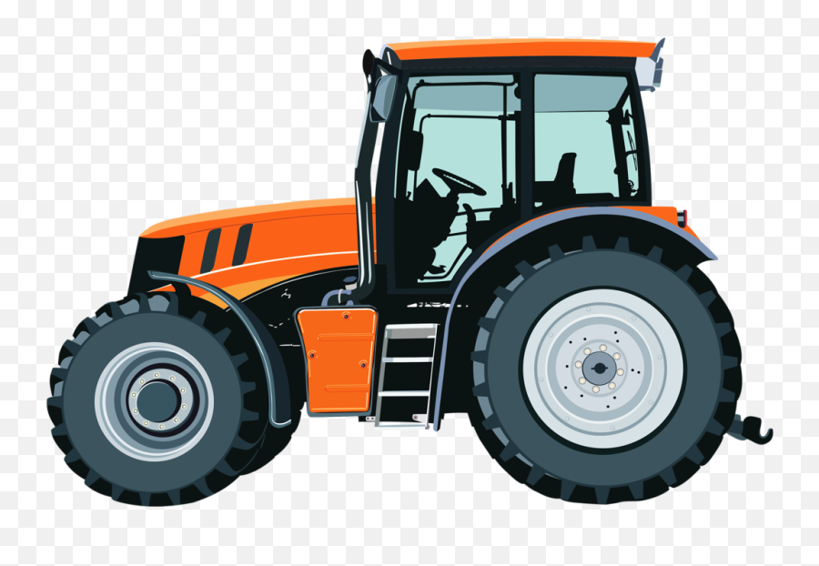 Vehicles - Tractor Illustration Transparent Emoji,Tractor Clipart