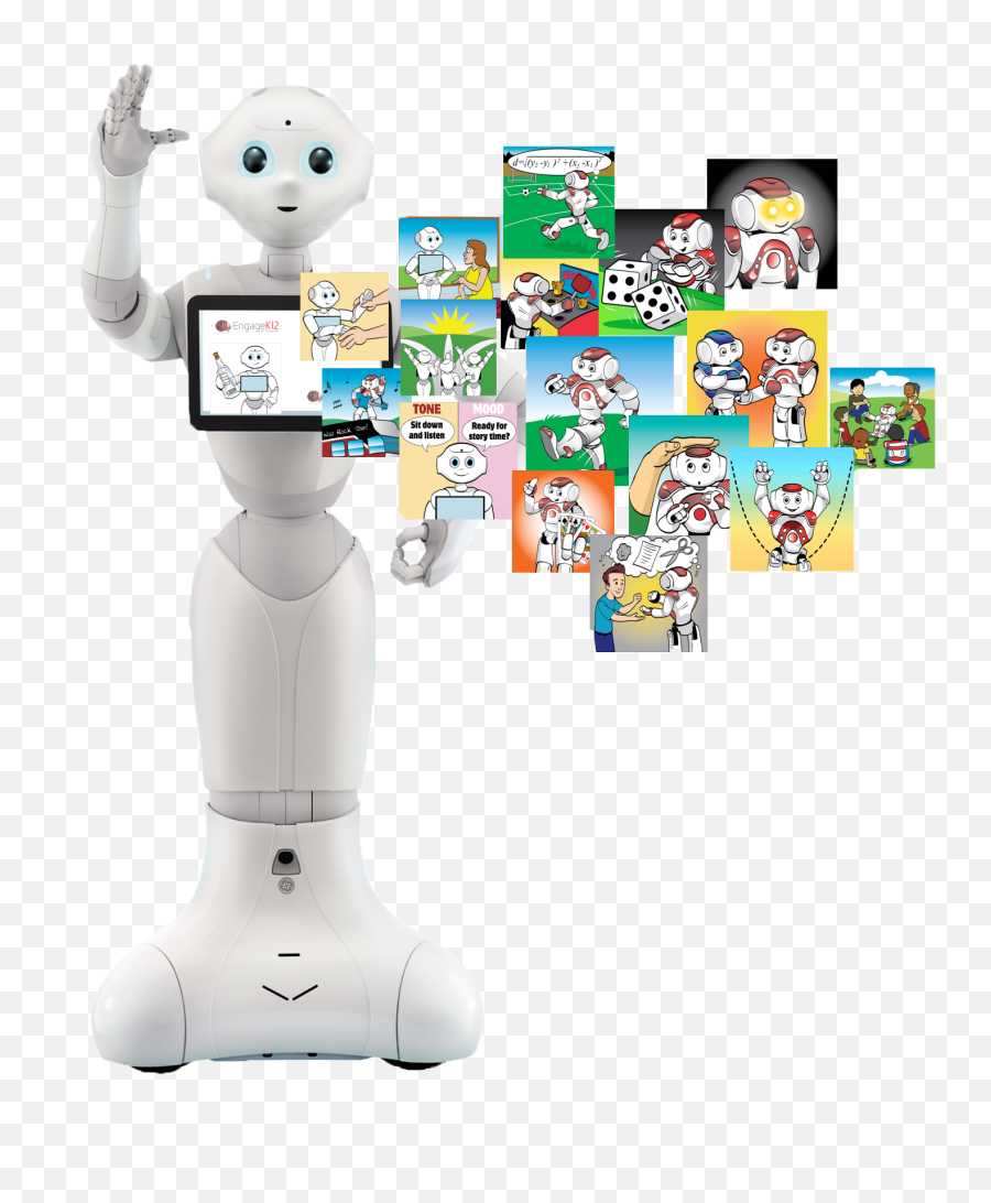 Pepper Robot Academic Edition - Pepper A Humanoid Robot Emoji,Robot Transparent Background