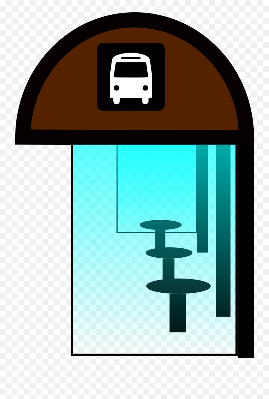 Stop Sign Clipart - Clip Art Bus Stop Png Download Full Bus Station Clipart Emoji,Stop Sign Clipart