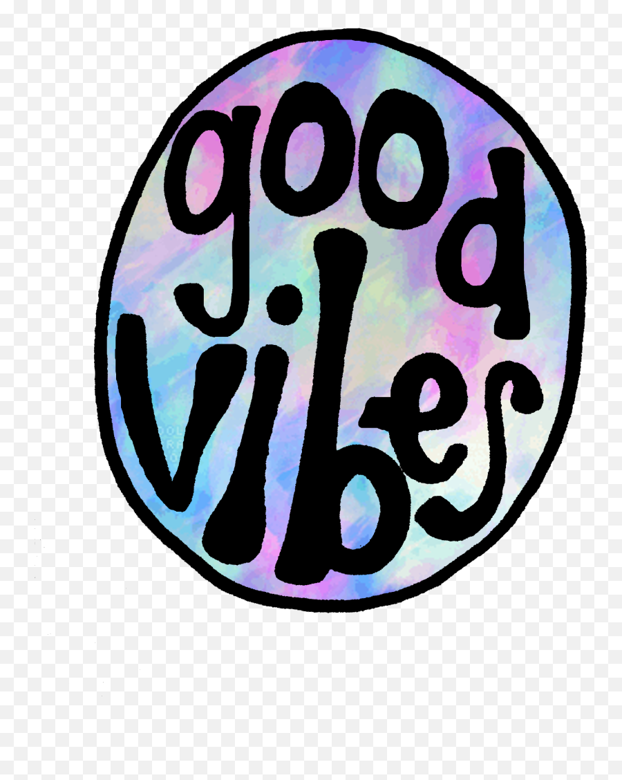 Watercolor Circle Png - Aesthetic Good Vibes Logo Emoji,Watercolor Circle Png