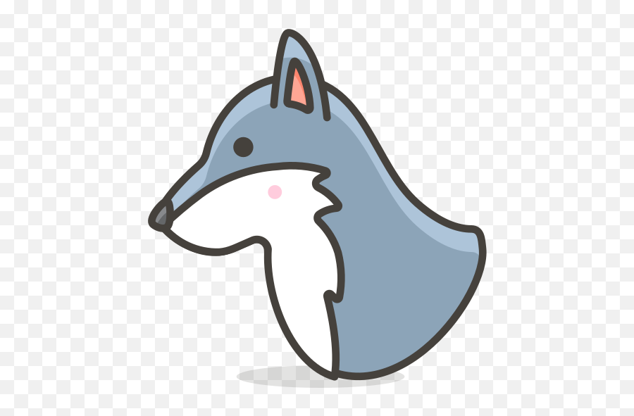 Wolf Face Free Icon Of 780 Free Vector - Lobo Icono Emoji,Wolf Face Png