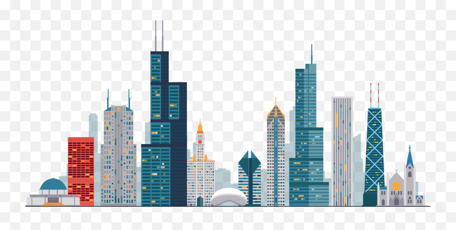 City Building Vector Png Transparent - Clipart City Building Png Emoji,City Buildings Png
