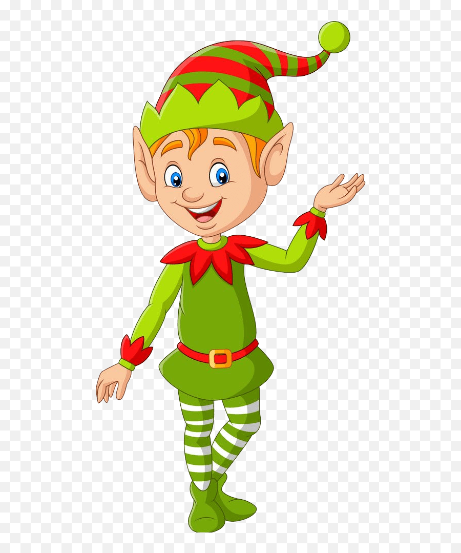Christmas Elf Clipart Transparent 1 - Elf Emoji,Elf Clipart