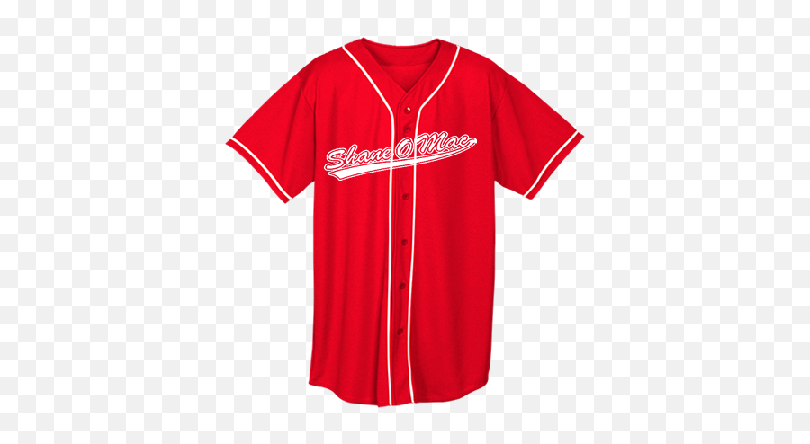 Shane O Mac Mcmahon Red - Baseball Jersey Full Size Png Jersey Shane Mcmahon Shirt Emoji,Stephanie Mcmahon Png