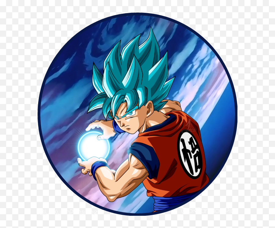 Dragonballsuper Ssjgod Goku Kamehameha - Goku Blue Kame Hame Ha Emoji,Kamehameha Png