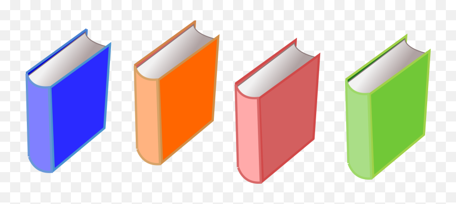 Download Row Of Books Clipart Png Image - Book Clip Art Emoji,Books Clipart