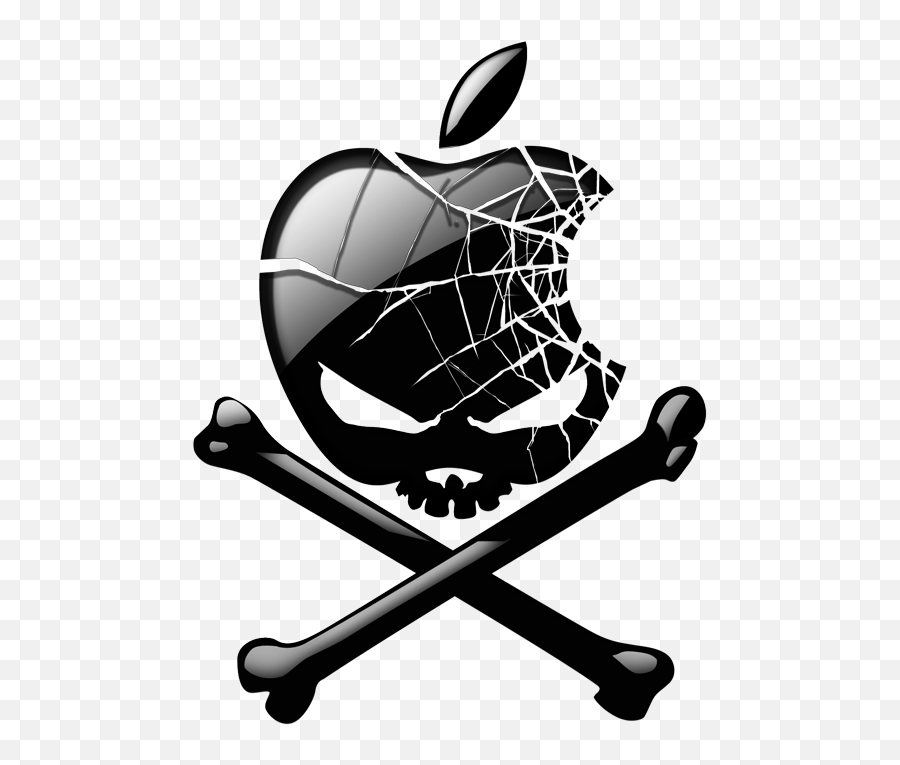 Download Free Download Apple Skull Png Clipart Apple Clip Emoji,Danger Png