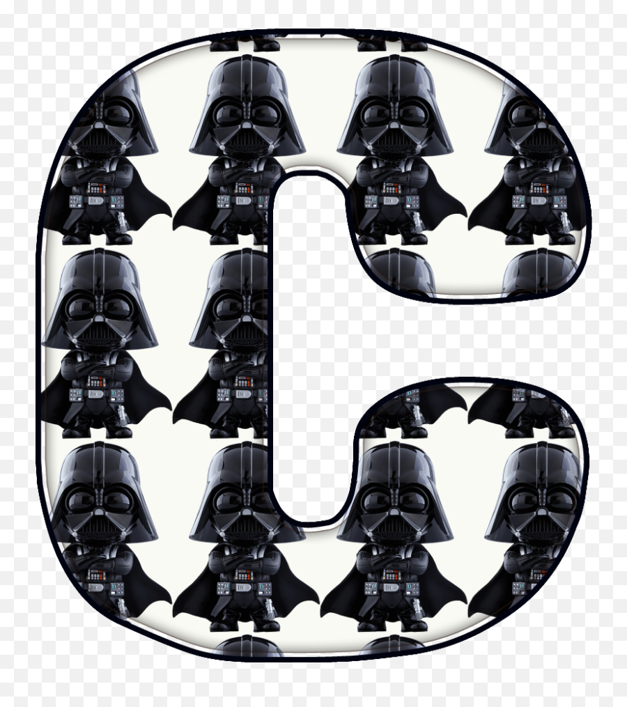 Buchstabe - Letter C Star Wars Kids Star Wars Christmas Emoji,Darth Vader Clipart Black And White