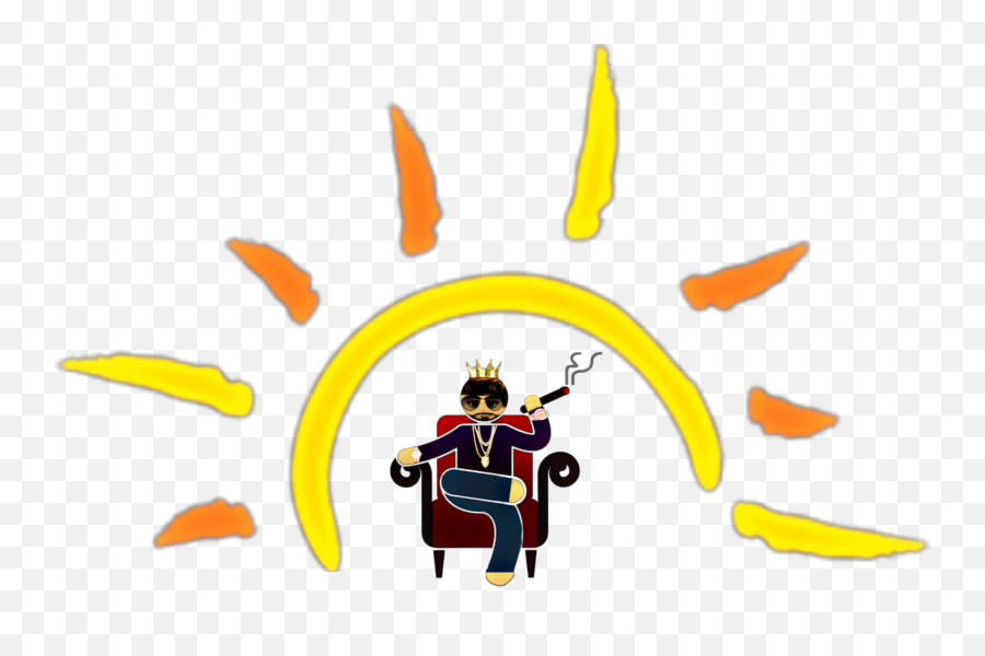 Skysnet Kingpin Sun Rays Logo Sticker - Amrit Emoji,Rays Logo