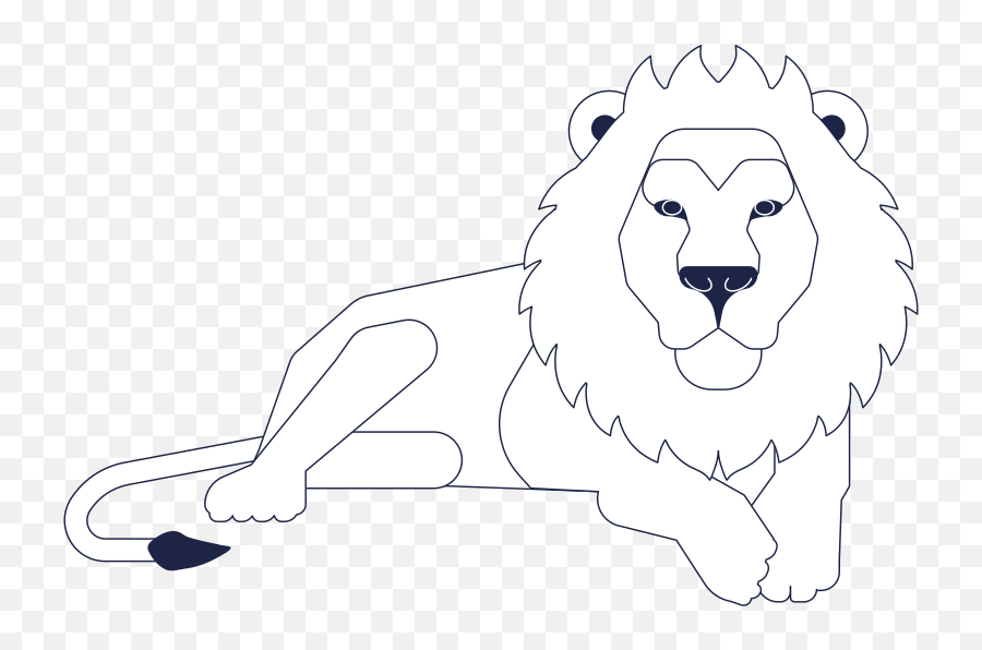 Blue Lion Animal Clipart Illustrations U0026 Images In Png And Svg Emoji,Lion Clipart Png