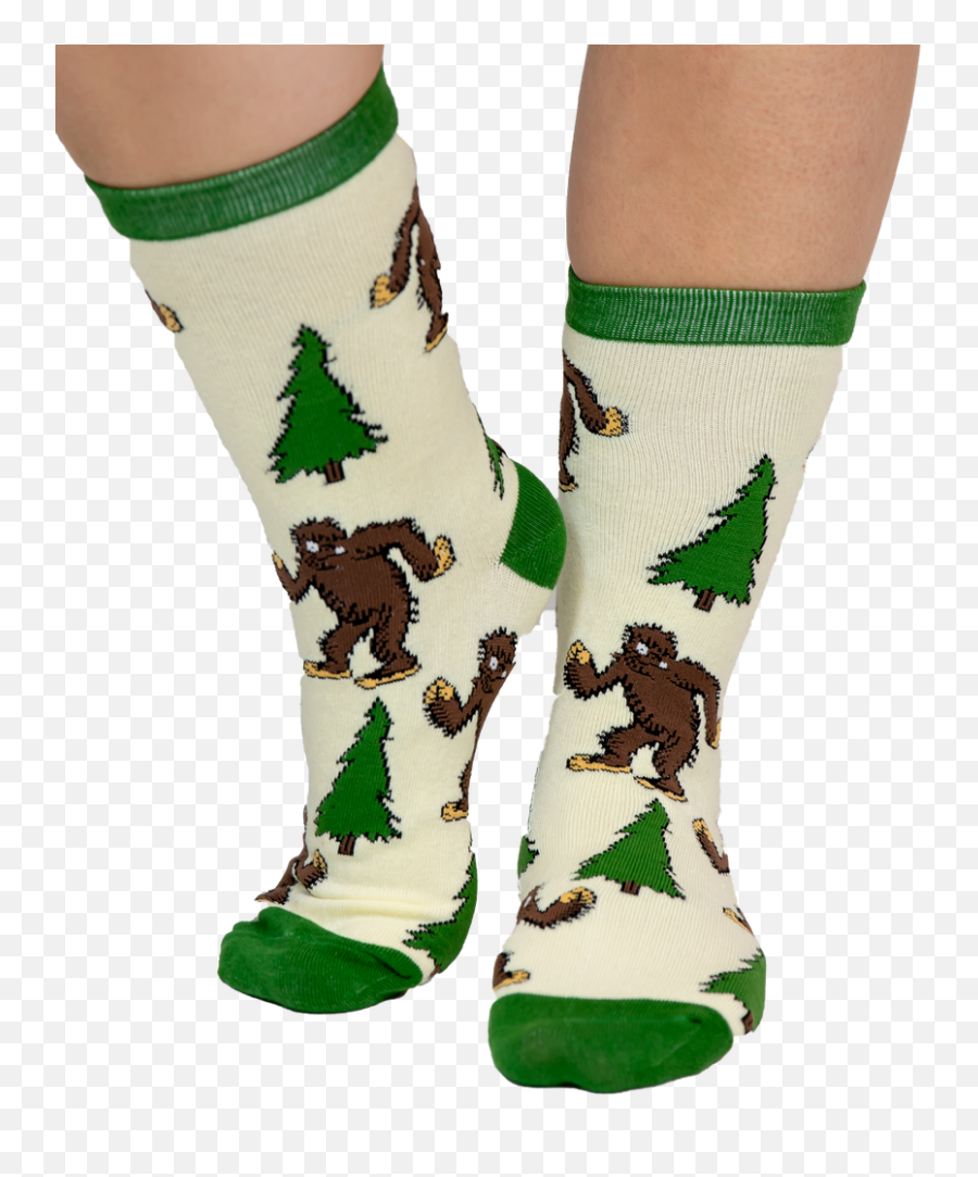 Bigfoot Crew Socks U2014 Ma U0026 Pau0027s Emoji,Transparent Socks