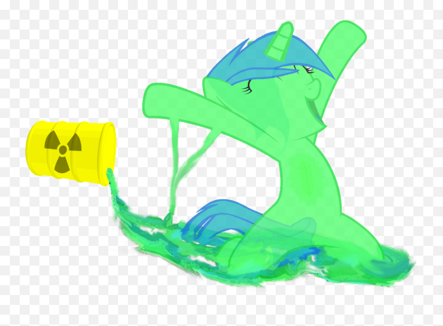 Nuclear Acidic Goo Pony By Awesomeeel - Nuclear Pony Emoji,Eel Clipart