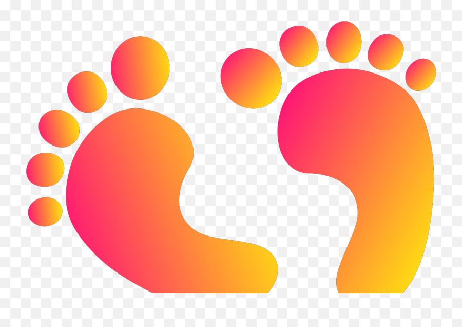 Two Tone Baby Feet Svg Vector Two Tone Baby Feet Clip Art - Newborn Baby Footprint Drawing Emoji,Baby Feet Clipart
