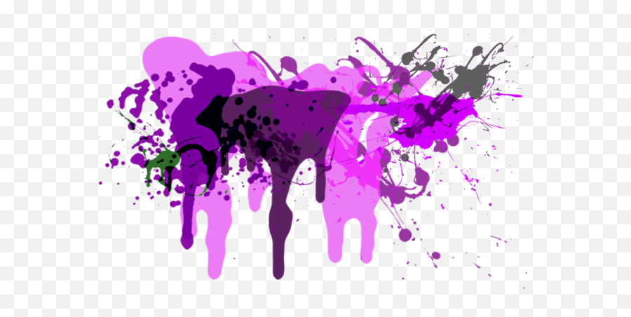 Howu0027s - Purple Paint Splatter Transparent Full Size Png Emoji,Paint Splash Transparent