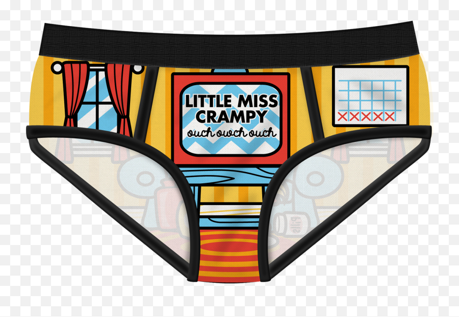 Little Miss Crampy Briefs - Underpants Clipart Full Size Emoji,Panties Clipart