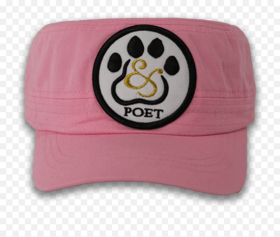 Poets Women Pink Cotton Army Cap Emoji,Army Hat Png