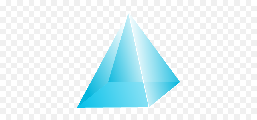 Pyramid Shape 3d Pyramid 2d Shapes And 3d Dlmllo - Clipart Emoji,3d Shape Clipart
