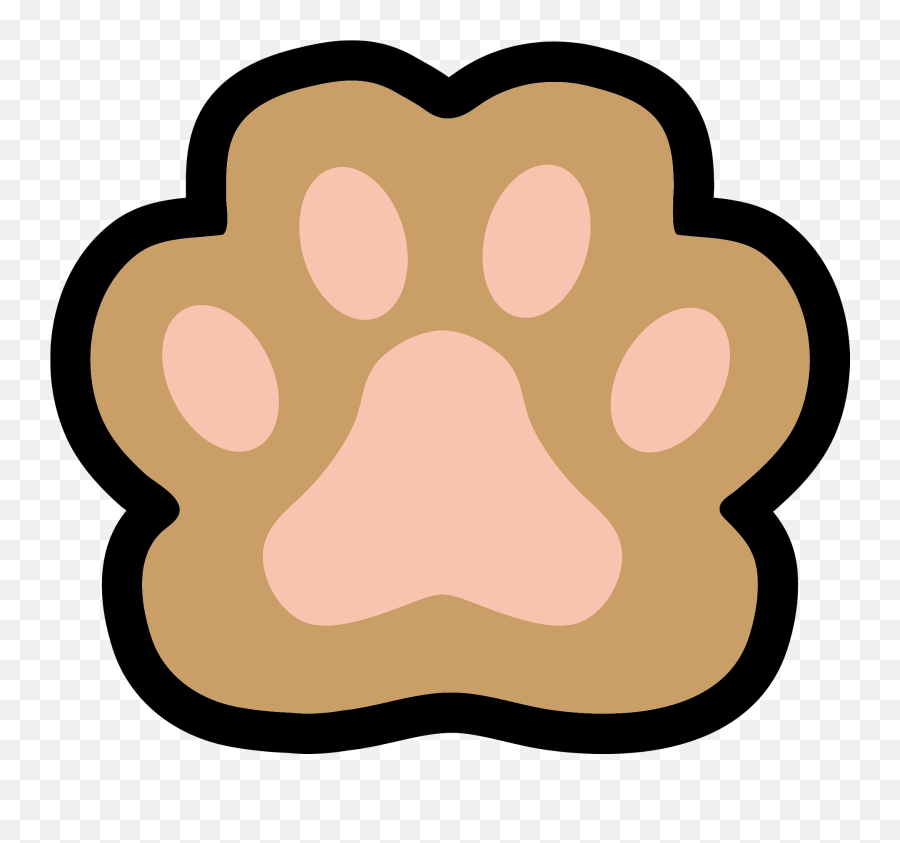 Cats Paw Clipart - Cat Paw Clipart Emoji,Paw Clipart
