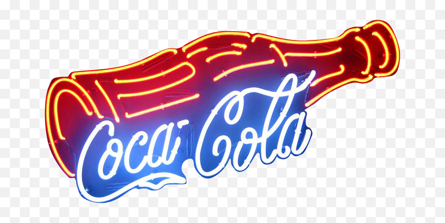 Coca Cola Neon Sign Transparent Png - Stickpng Neon Light Clear Background Emoji,Neon Png