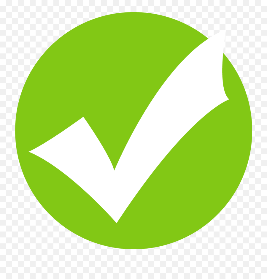 Green Tick Icon Png Download - Green Tick Png Emoji,Green Check Mark Png