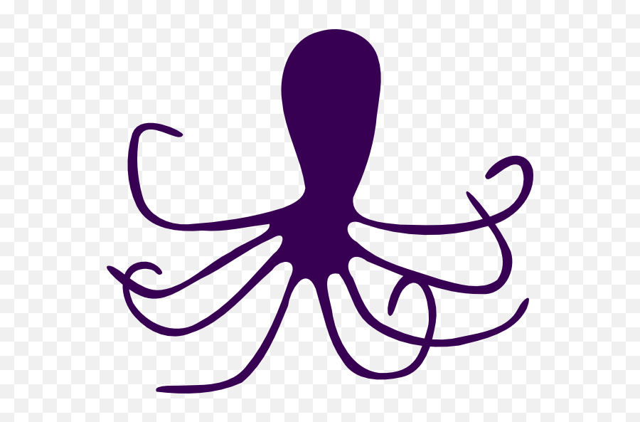 Octopus Clip Art At Clker - Octopus Clip Art Emoji,Octopus Clipart