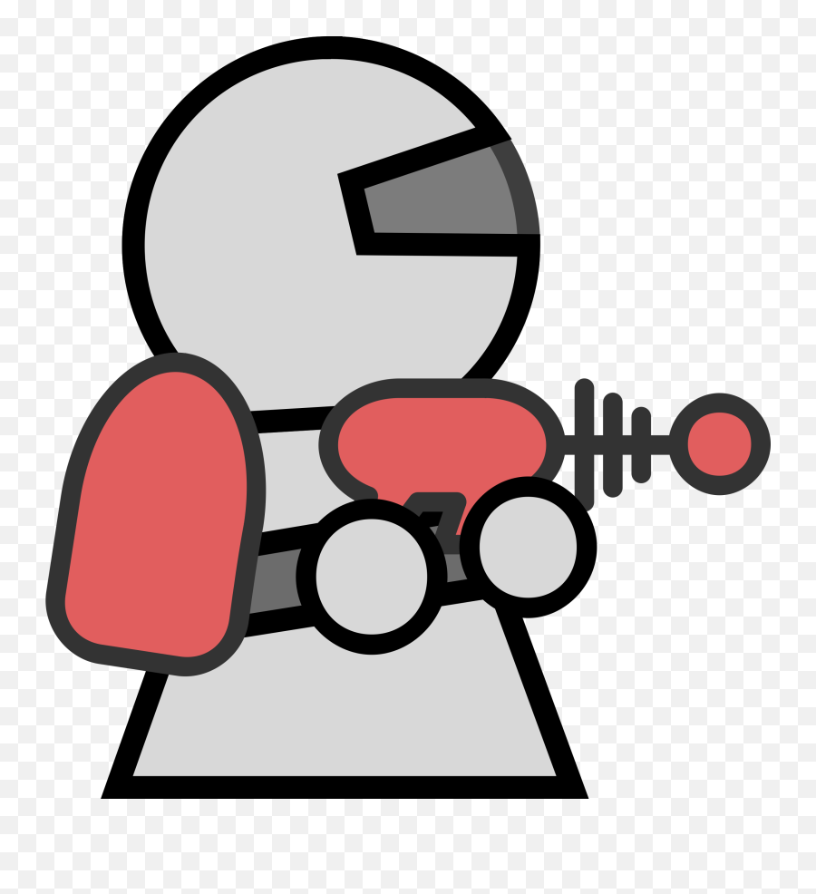 Laser Gun Clipart - Zorbing Emoji,Gun Clipart