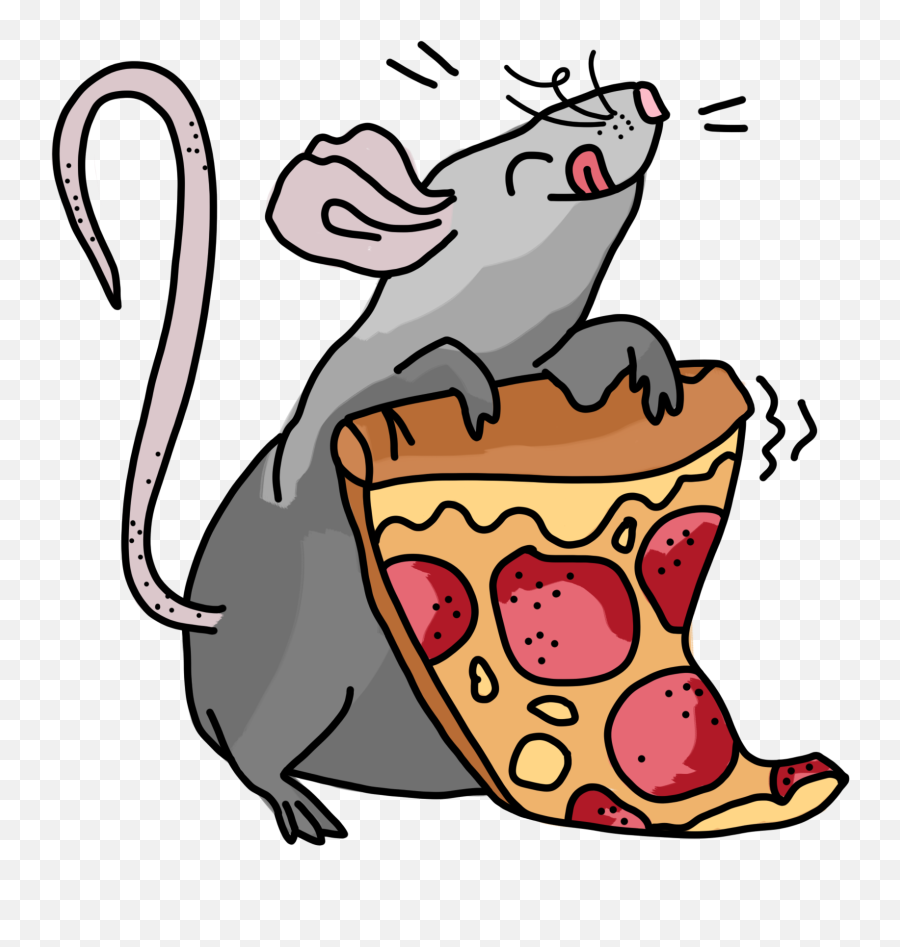 Download For - Pizza Rat Gif Transparent Full Size Png Rat Eating Pizza Art Emoji,Rat Transparent