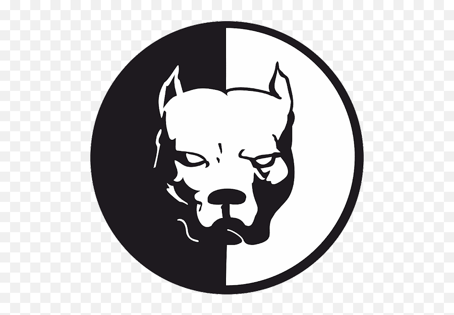 Pitbull Dog Logo - Pitbull Sticker Emoji,Pitbull Logo