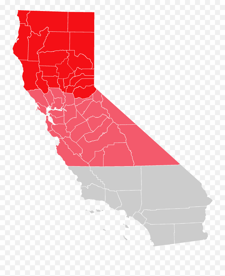 Upstate California - Upstate California Emoji,California Map Png