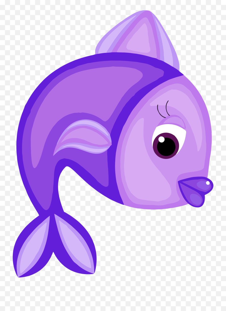 Library Of Blue Fish Jpg Royalty Free Png Files - Purple Fish Clipart Png Emoji,Fish Clipart