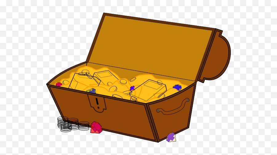 Free Treasure Chest Cliparts Png Images - Treasure Chest Clipart Emoji,Treasure Clipart
