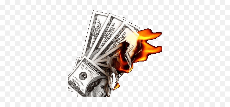 Money Burning Transparent Gif Png Image - Transparent Money On Fire Emoji,Money Gif Png