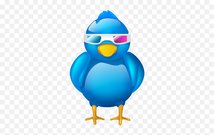 Cinema Bird Logo 3d Social Media - Twitter Bird 3d Png Emoji,Twitter Bird Logo