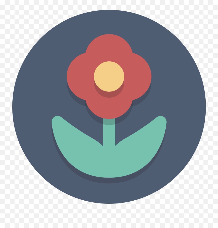 Filecircle - Iconsflowersvg Wikimedia Commons Flowers Icon Png Circle Emoji,Flower Circle Png