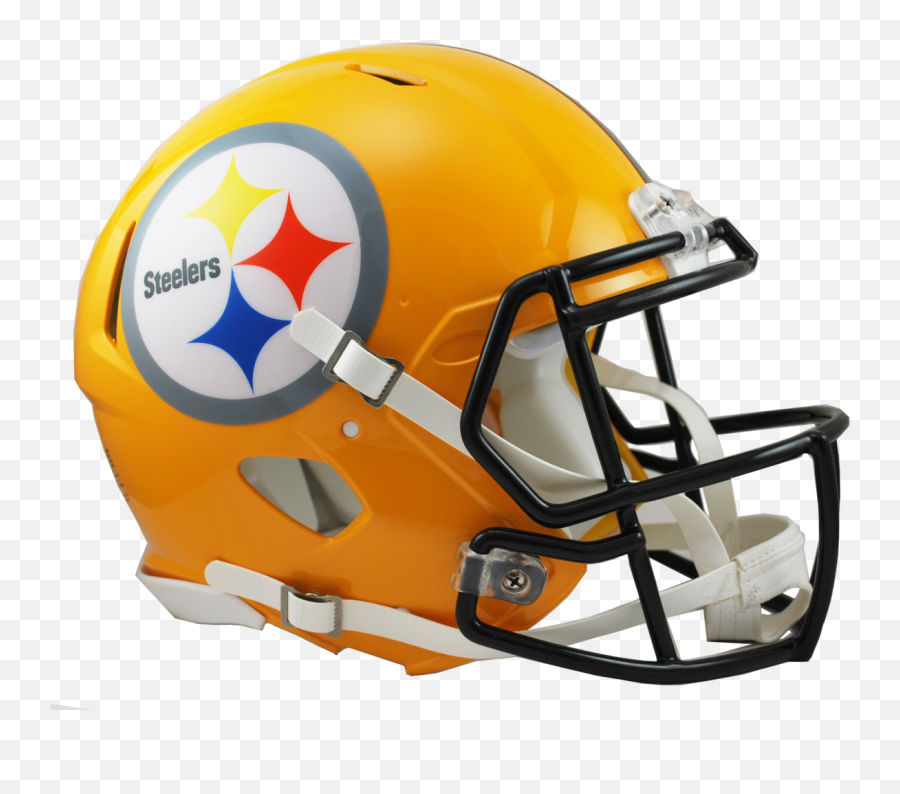 Pittsburgh Steelers Authentic Full Size - Green Bay Packers Helmet Emoji,Steelers Helmets Logo