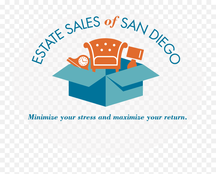 Estate Sales Of San Diego - Language Emoji,Sales Logo