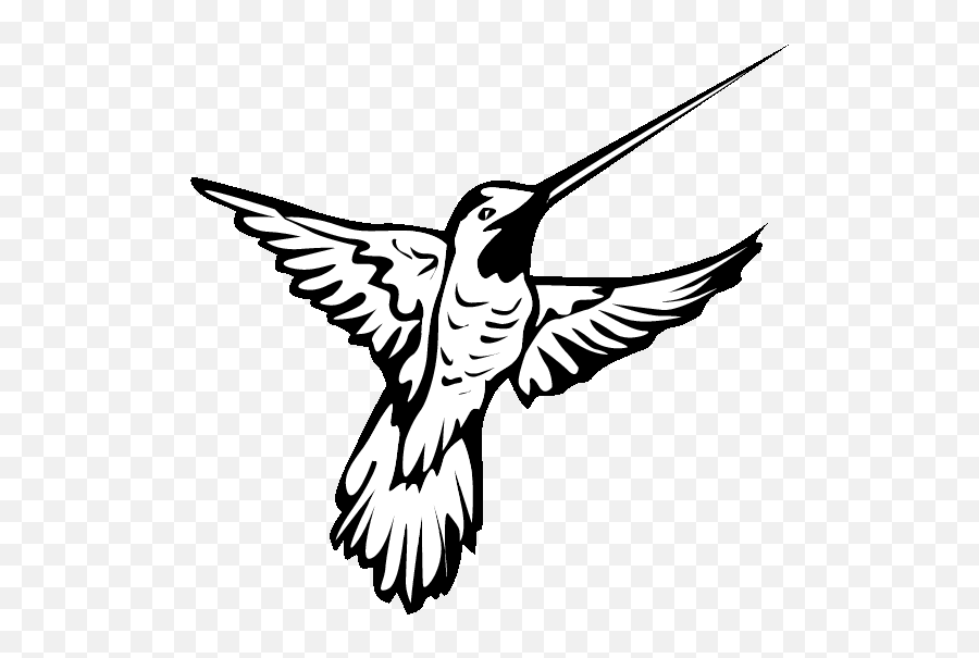 Hummingbird Graphics - Clip Art Hummingbird Clipart Black And White Emoji,Hummingbird Clipart