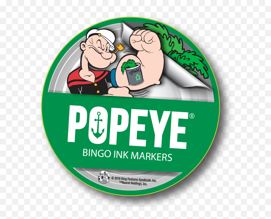 Popeye Bingo Ink Marker Emoji,Popeye Logo
