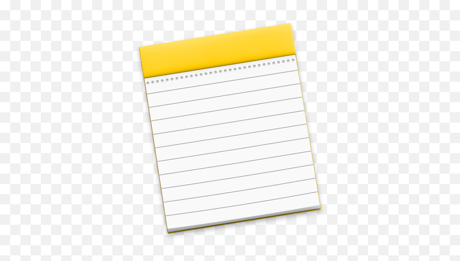 Fileapple Notes Macospng - Wikimedia Commons Macos Notes Icon Emoji,Mac Logo