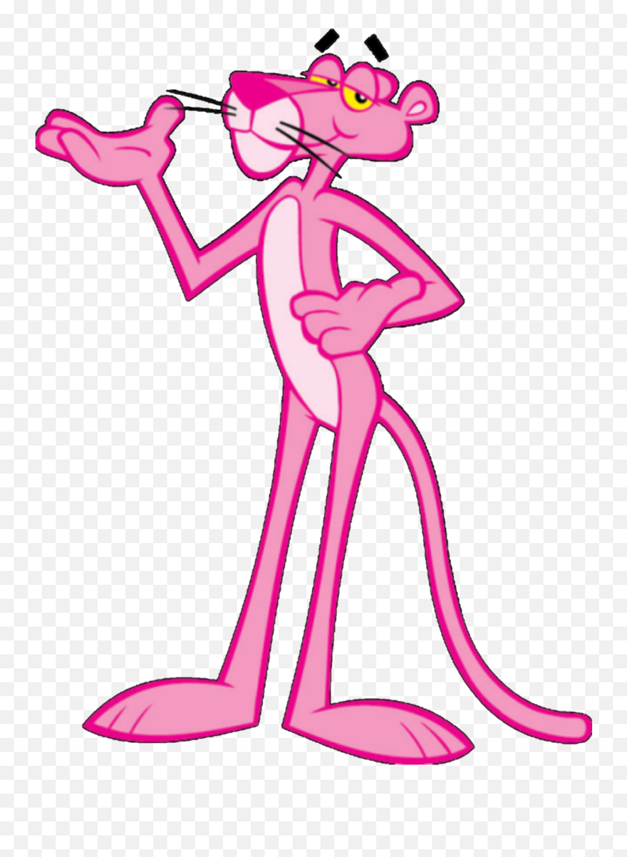 Pink Panther Clipart Moving - Pink Panther Png Emoji,Panther Clipart
